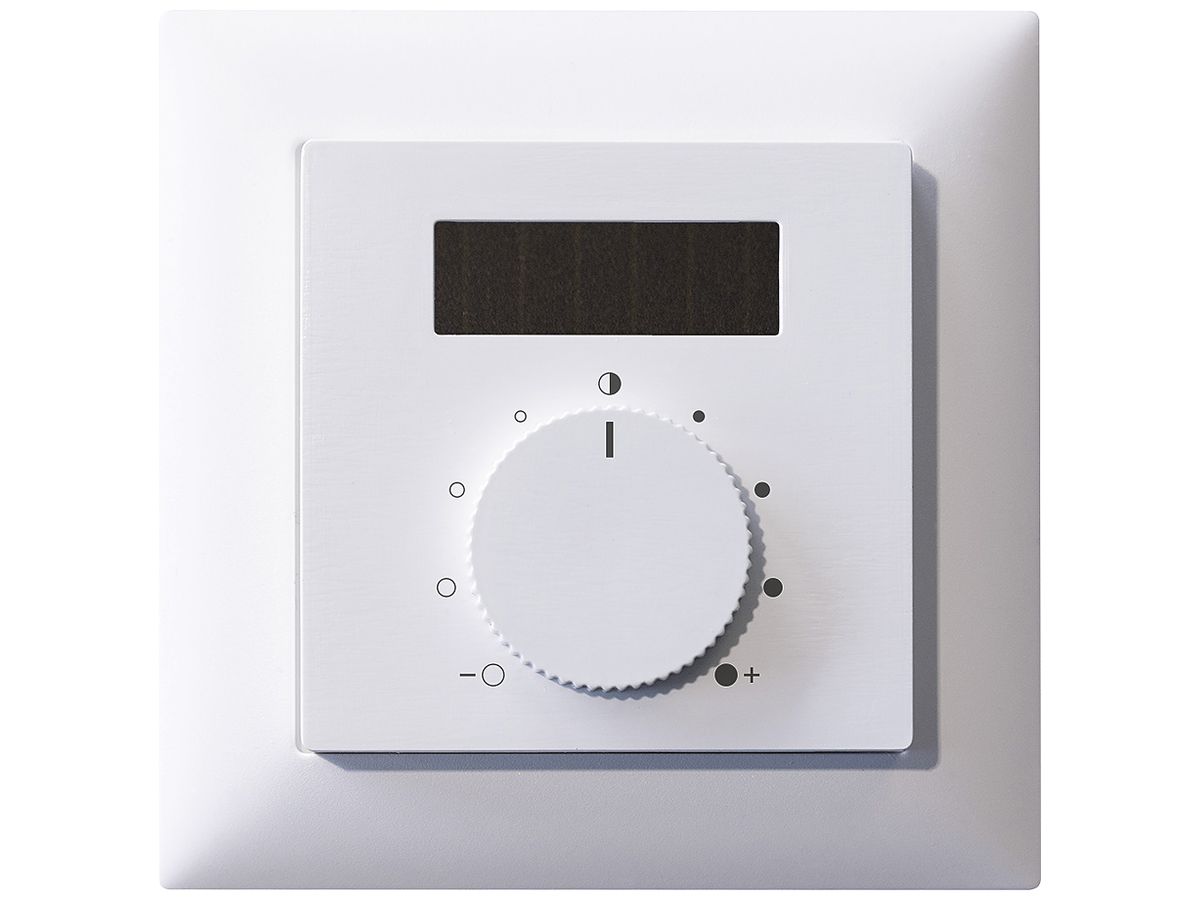 AP-RF-Raumthermostat Flextron ALADIN EnO EDIZIOdue Sollwert weiss