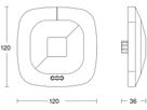 EB-Präsenzmelder Steinel HF DALI-2 APC 360° h=2.8m Ø12m