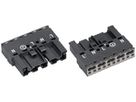 Stecker WAGO 5L 2×0.5…4mm² dunkelgrau Kodierung L ohne Zugentlastungsgehäuse