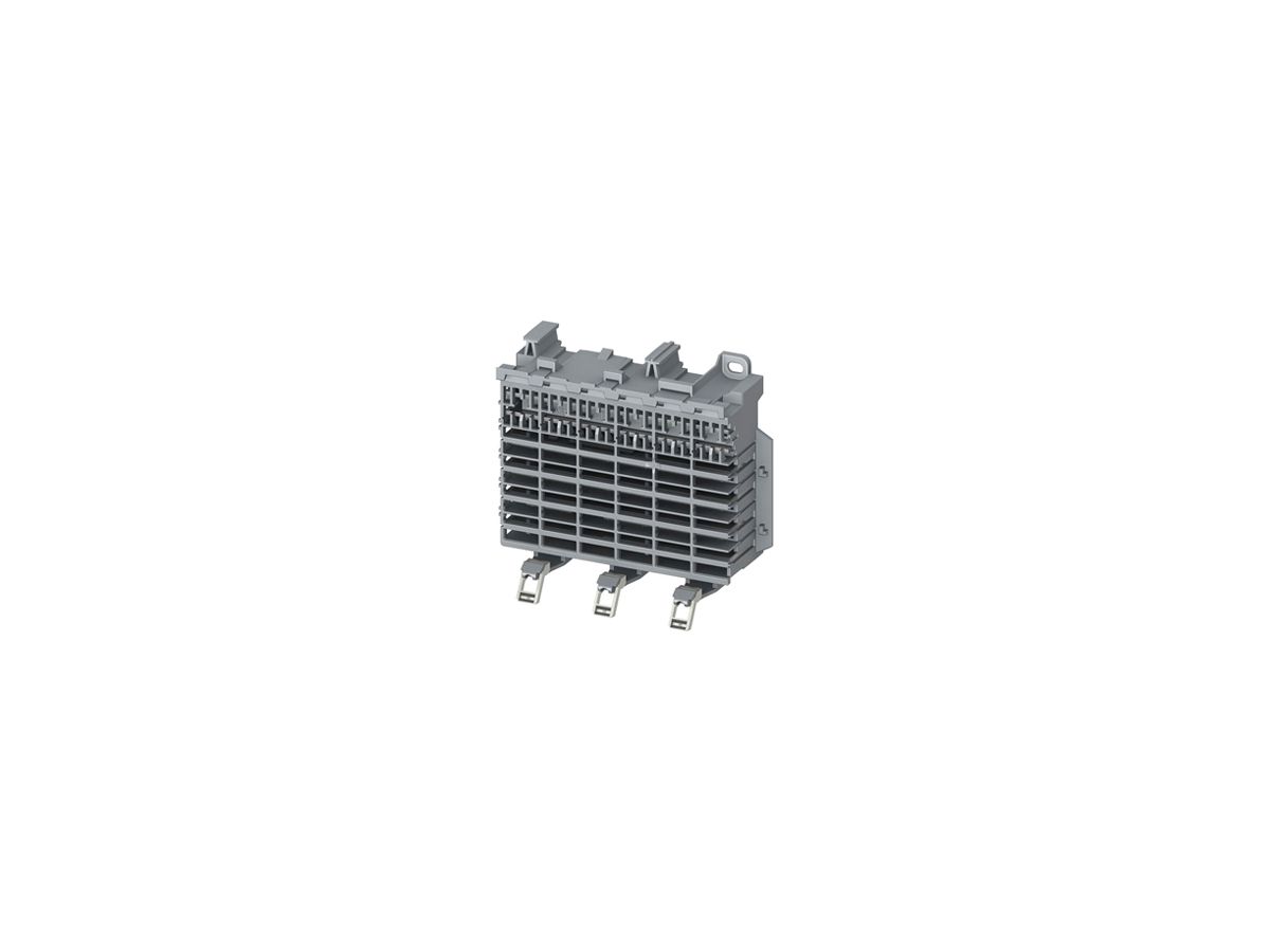 Stecksockel SMISSLINE TP Power Bar System 250A, 6 Module
