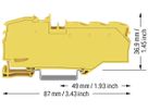 Verteilerblock WAGO TOPJOB S 1P 76A 1×Eing 16mm² 6×Ausg 4mm² gb