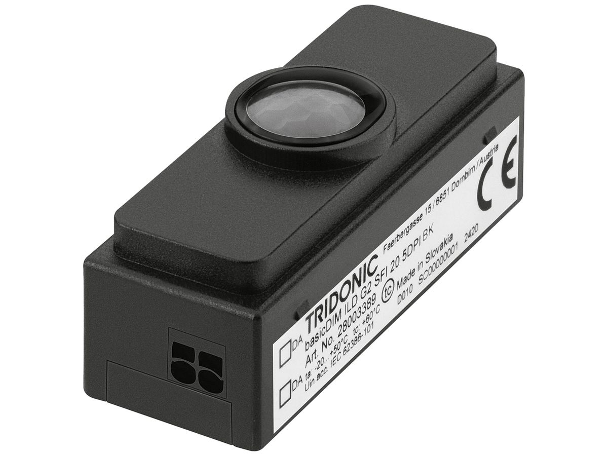Lichtsensor Tridonic basicDIM ILD G2 SFI 20 5DPI, schwarz