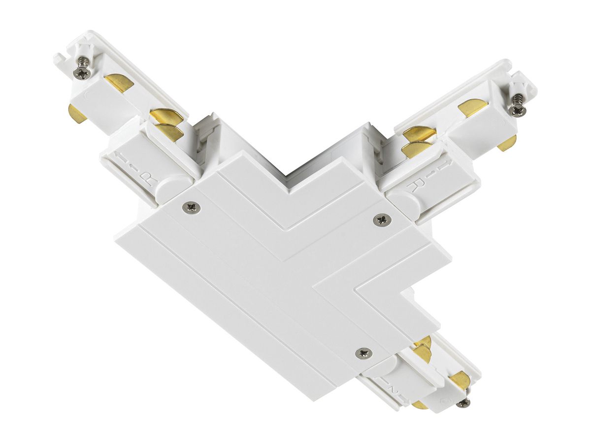 T-Verbinder SLV S-TRACK DALI 5-polig Erdung aussen rechts weiss
