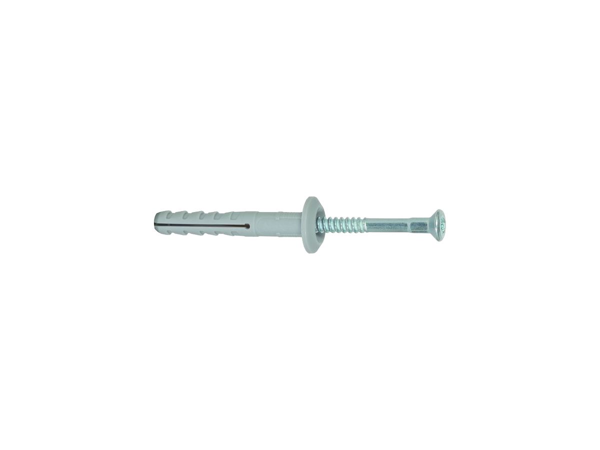 Nageldübel fischer Ø5×30mm PZ Kunststoff grau