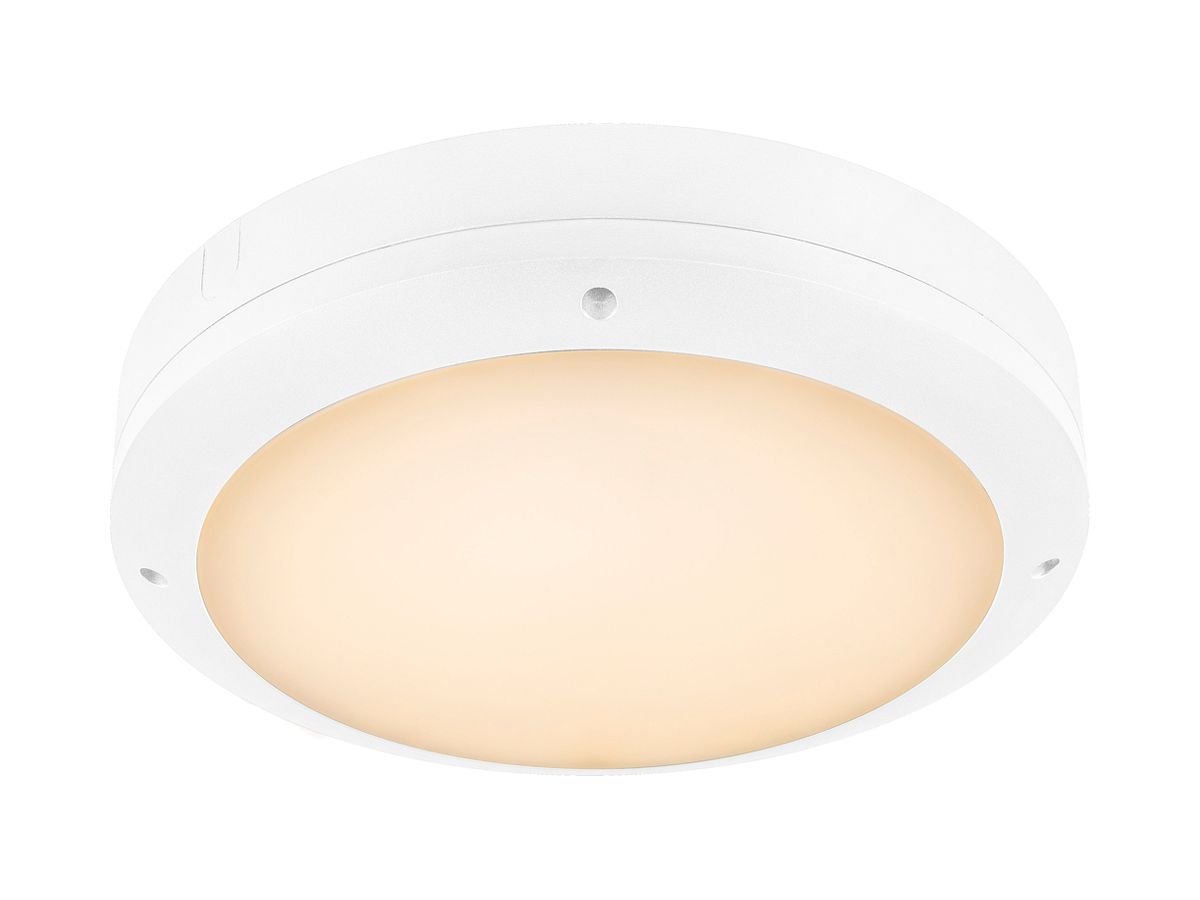 LED-Deckenleuchte SLV BULKHEAD V 20W 1900lm 830/840/865 IP65 Ø360mm weiss