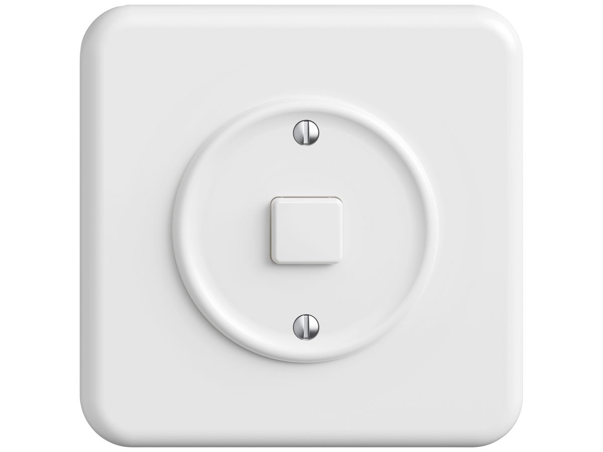 UP-Montageset STANDARDdue Wiser SNAPFIX® f.Druckschalter 1K 1 Taste ws