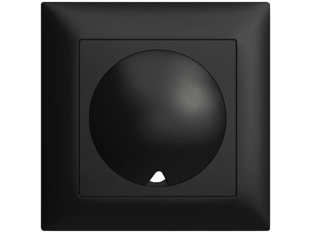 UP-Frontset EDIZIOdue schwarz für Zugtaster/-schalter
