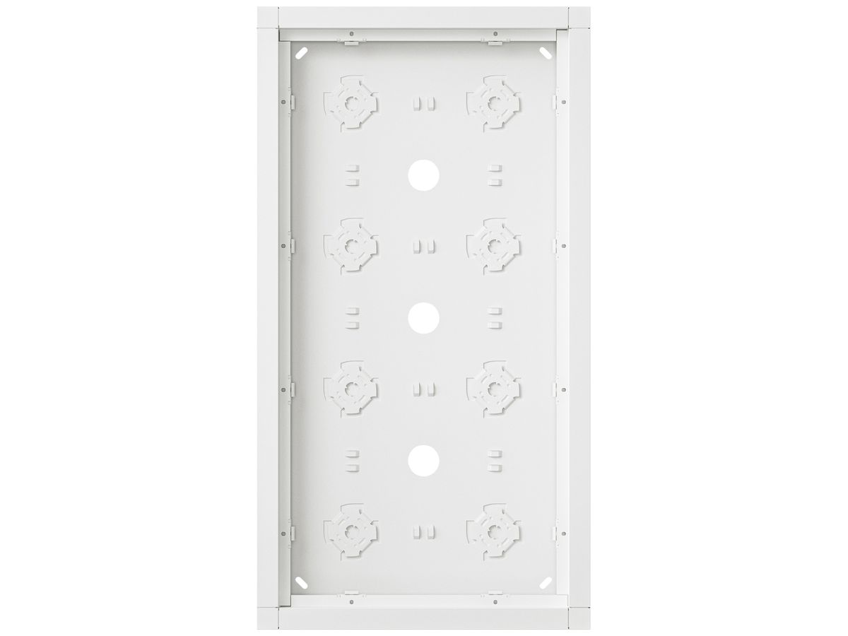 AP-Gehäuse Siedle 8× 232×432×36.5mm weiss