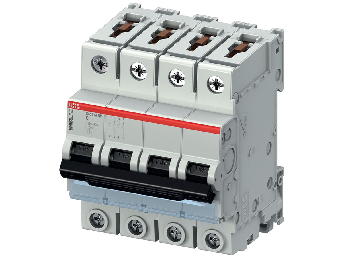 Leitungsschutzschalter ABB SMISSLINE CLASSIC S453E-C20NP 4×20 C 6kA