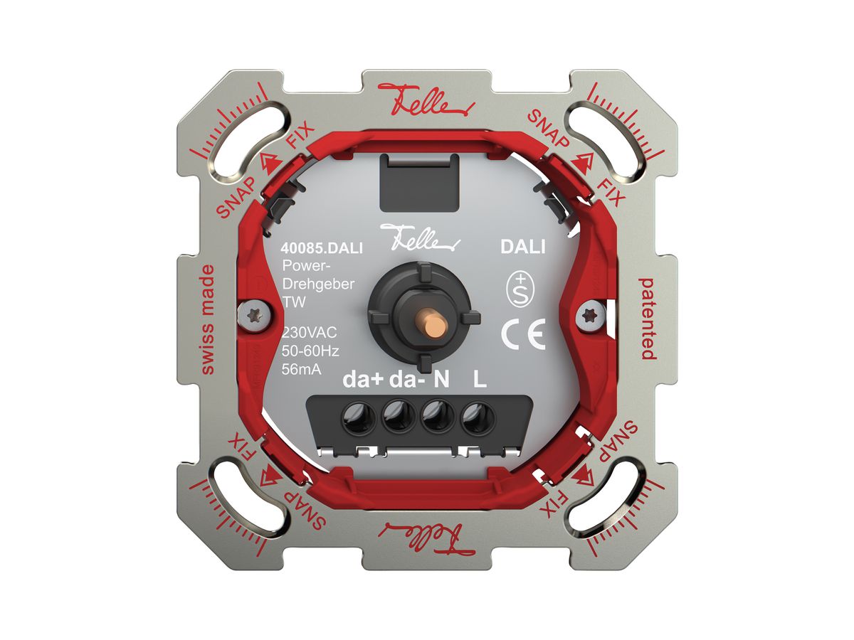 UP-Dimmer DALI Feller SNAPFIX® Tunable White 230VAC 50Hz DALI