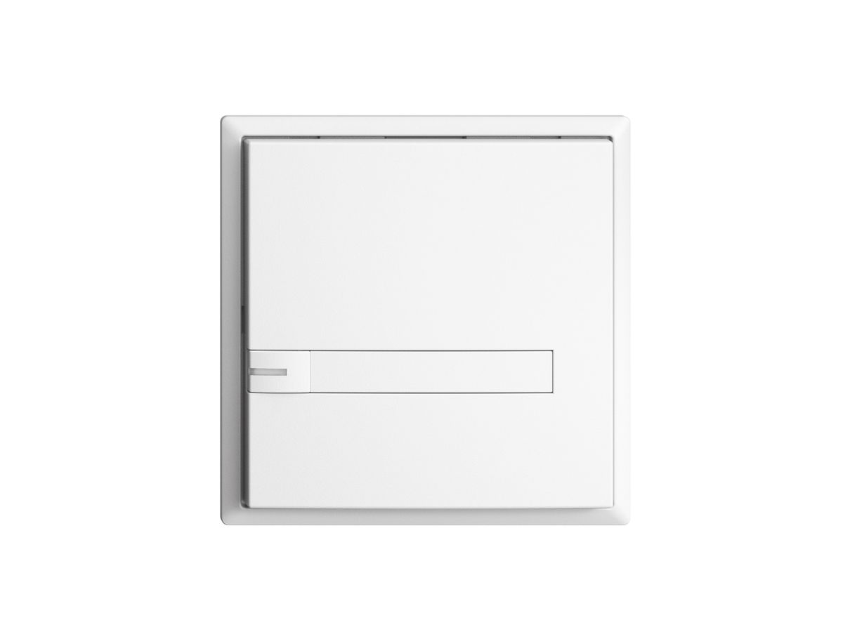 KNX-Taster RGB EDUE, 250mW, m.RGB-LED, m.Papiereinlage, 1×Taste, 1×Tastenb., ws