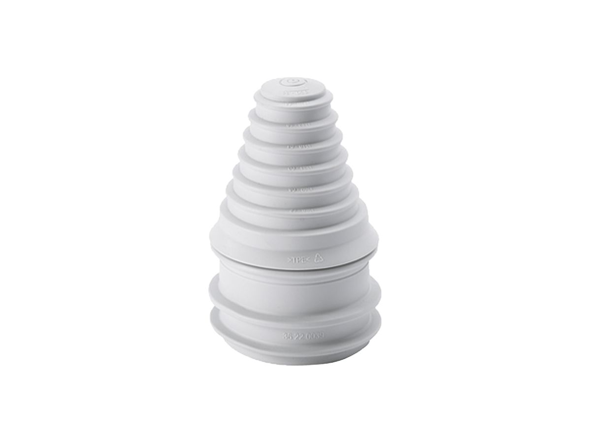 Stufenstutzen Hensel KST 82 für Mi FP 82, IP54, Ø30…72mm