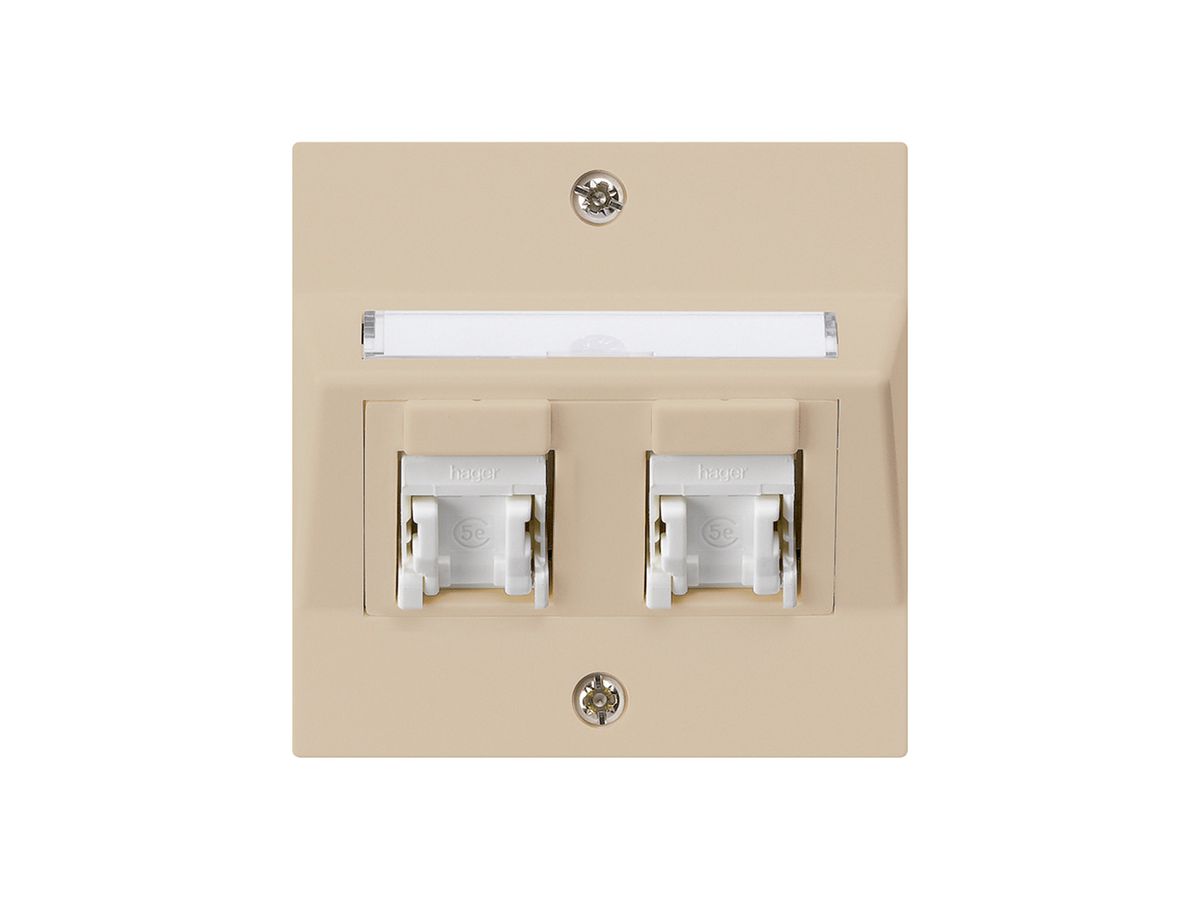 UP-Dose kallysto A Kat.5e 2RJ45/u beige