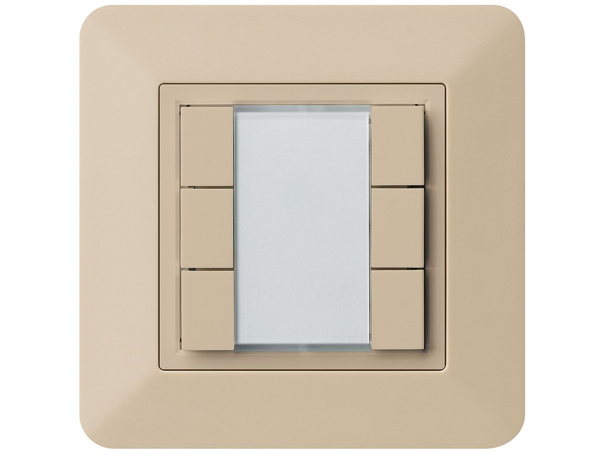 UP-Multifunktionstaster kallysto.trend KNX RF 6-fach beige