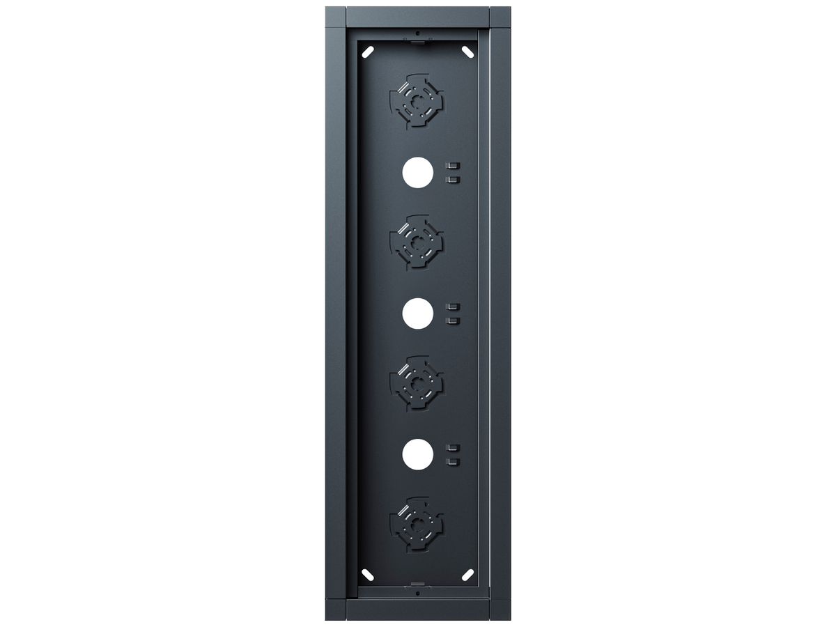 AP-Gehäuse Siedle 4× 132×432×36.5mm anthrazit