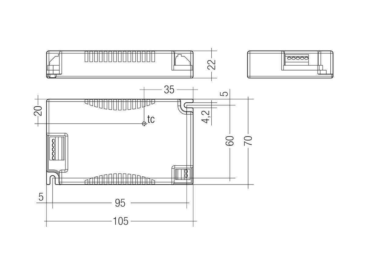 LED-Konverter Talexx LC 10W 150…400mA flexC C EXC