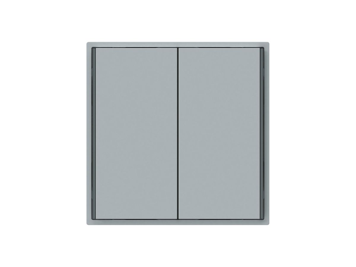 Taster KNX KAL 2×Tasten 4×Betätigungspunkte LED grau