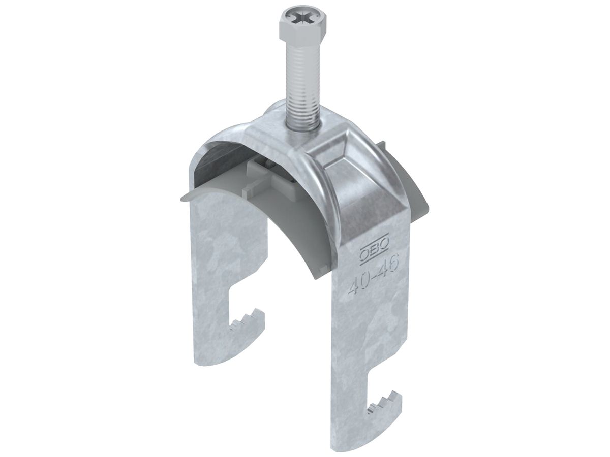 Schnellverleger BET 2056 F-Fuss Kunststoff 40…46mm 1×Kabel Stahl tfZn