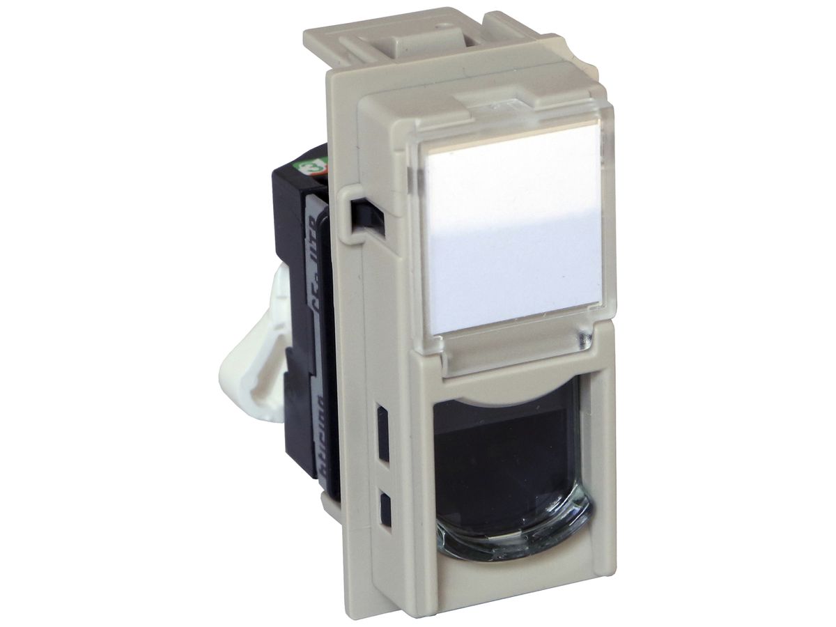 Datendose Living Now Kategorie 5E UTP 1 Modul sand