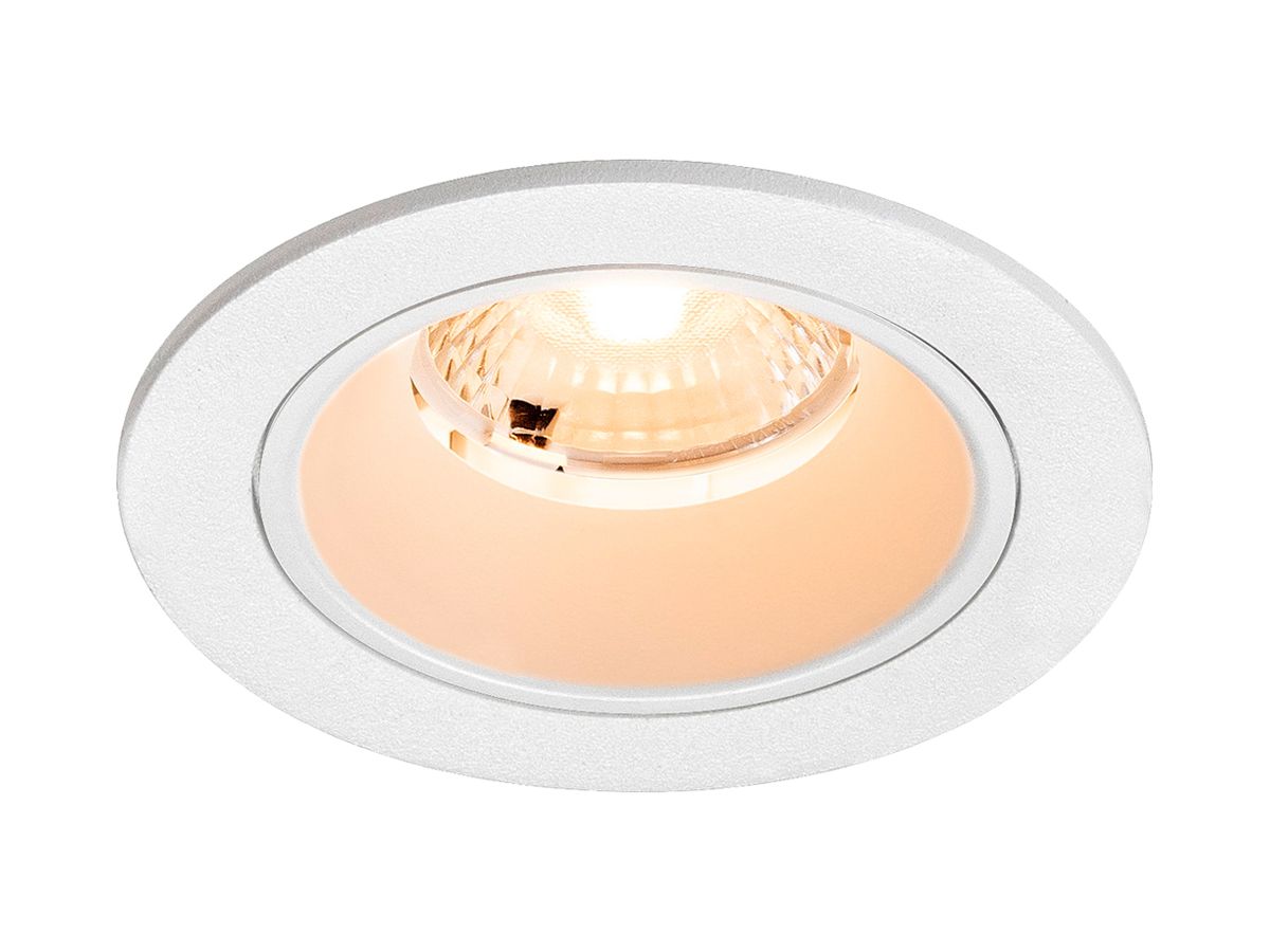EB-LED-Deckenleuchte SLV NUMINOS S 6.7W 1000lm 2700K MB DALI DIM Ø80×52mm ws