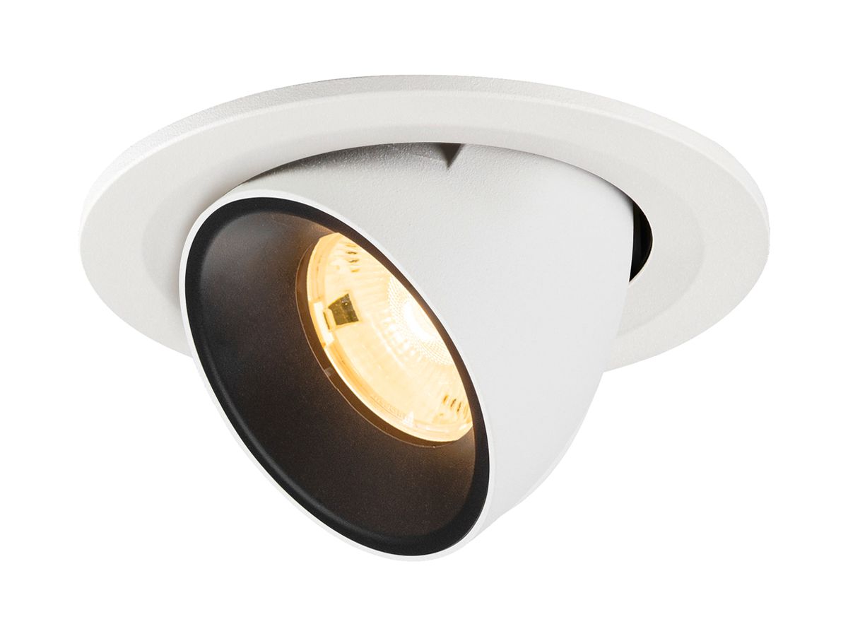 LED-Downlight SLV NUMINOS GIMBLE S 6.7W 1050lm 3000K NB DALI Ø90 ws/sz