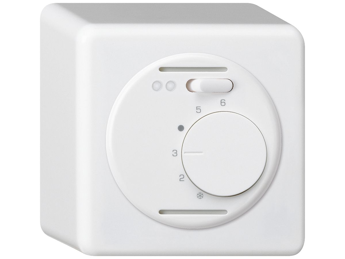 AP-Raumthermostat basico weiss für Fussbodenheizung