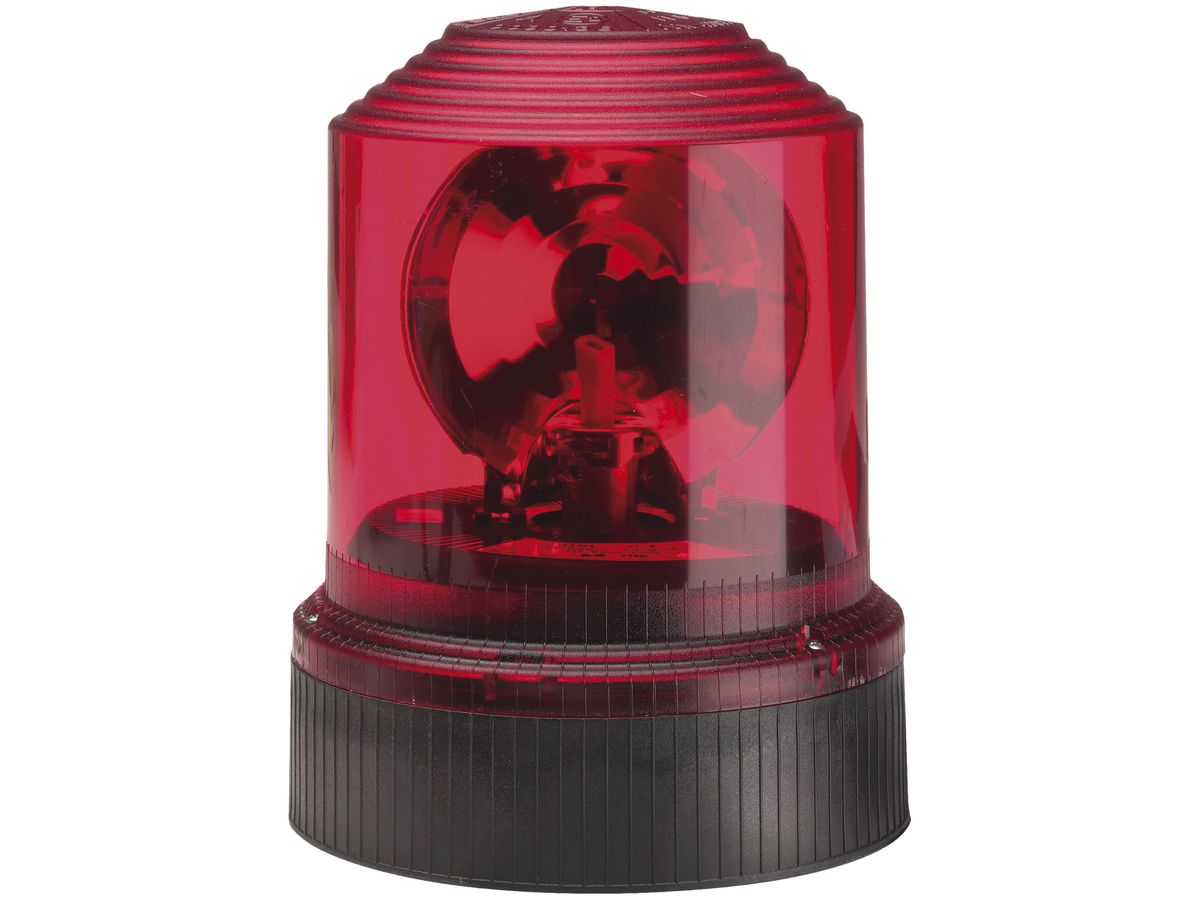 Drehspiegelleuchte Grothe DLS 12/24VDC Halogen IP55, rot