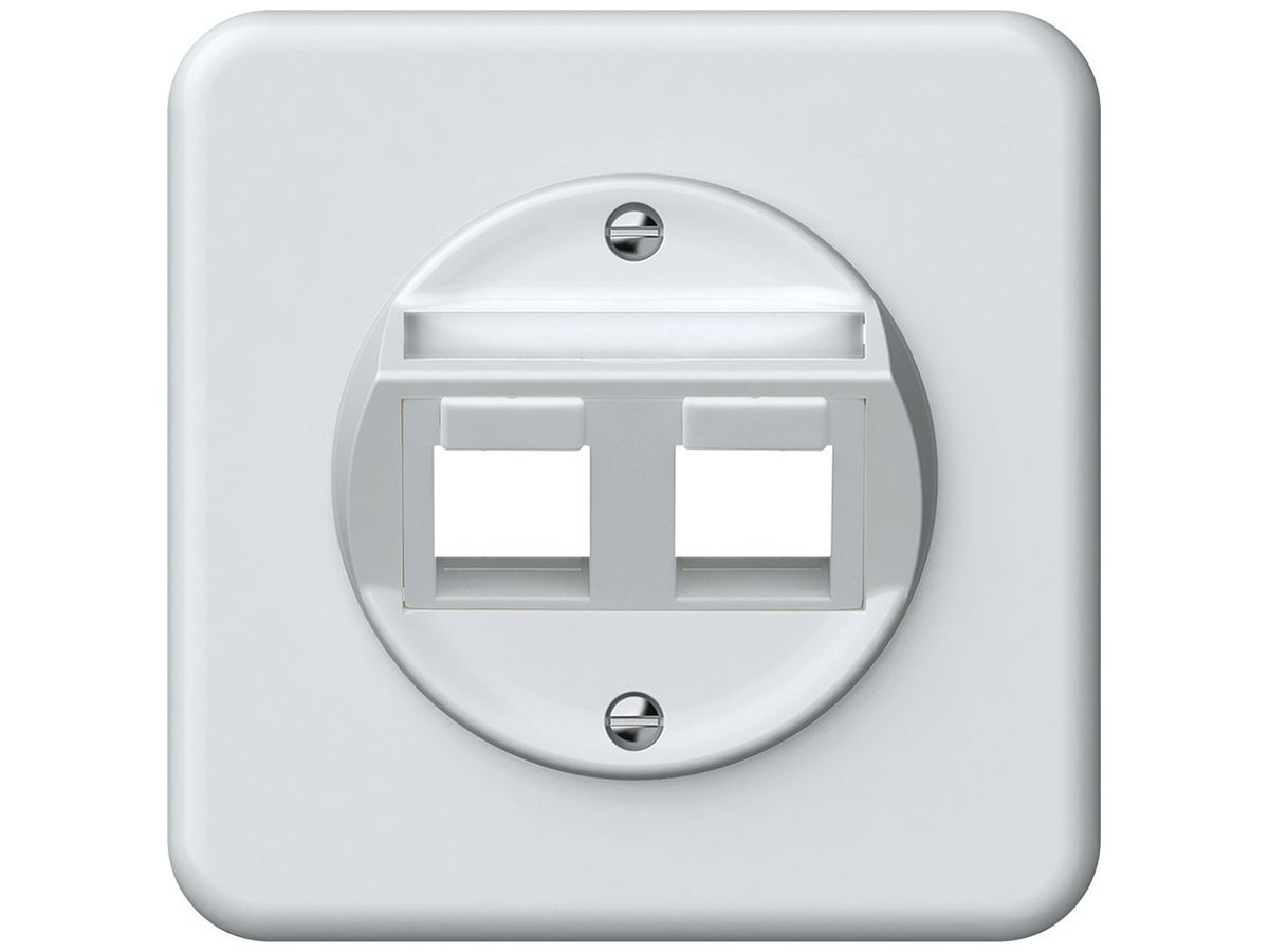 UP-Montageset origin schräg 2×Keystone 92×92mm weiss