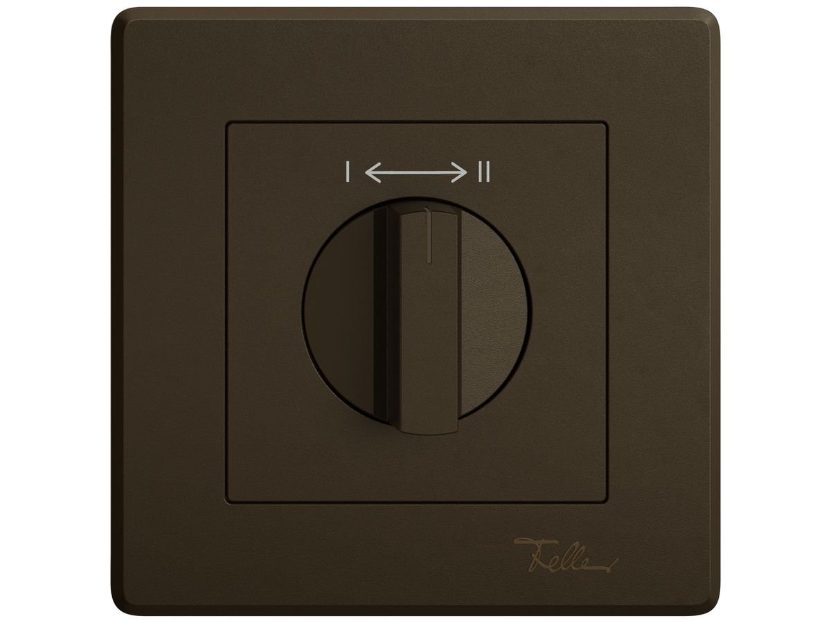UP-Montageset EDIZIO.liv SNAPFIX® f.Drehschalter m.Griff 1 → ← 2 br