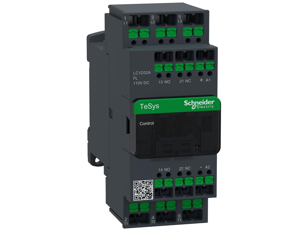 Leistungsschütz TeSys 230VDC 3NO 50A 32A 1NO 1NC