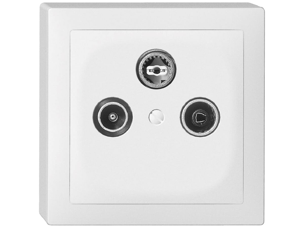 AP-Dose SIDUS A TV-R-SAT weiss