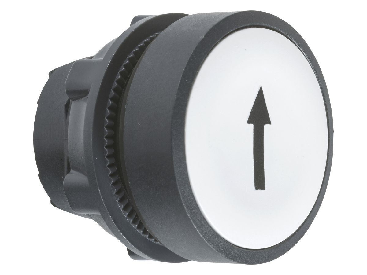 Taster Schneider Electric flach schwarz/weiss