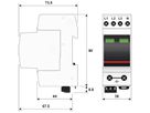 Überspannungsableiter Citel DAC40CS-40-275, Typ 2, 4-polig