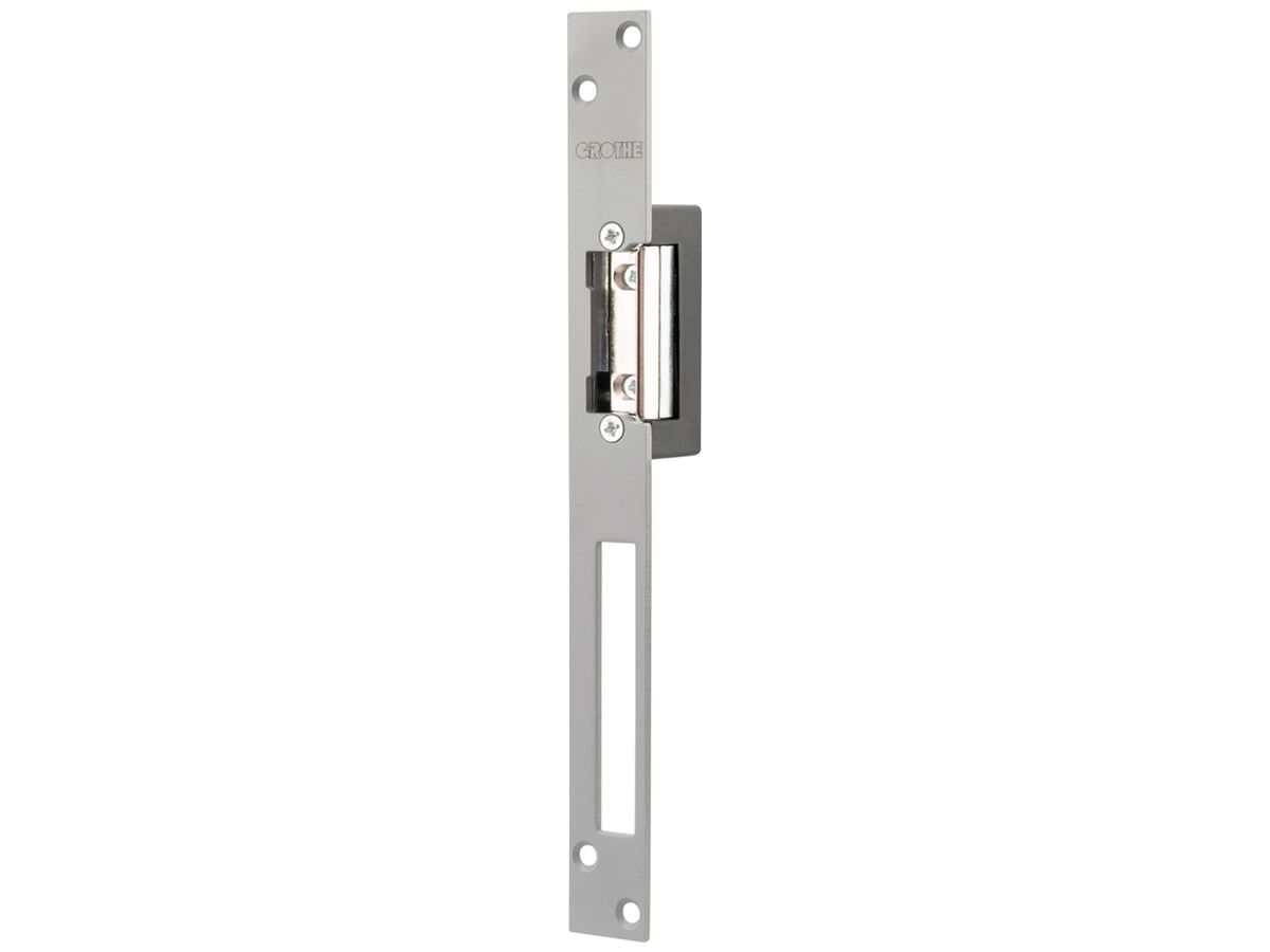 Türöffner Grothe TO 2052 Standardfalle links/rechts 10…24V 250×25×3mm Silber