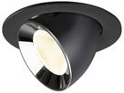 LED-Downlight SLV NUMINOS GIMBLE L 17W 2700lm 4000K NB DALI Ø145 sz/cr