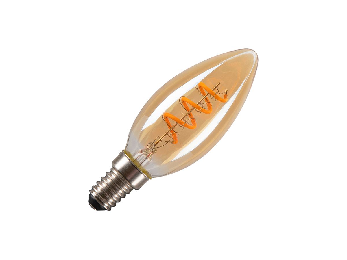 LED-Lampe SLV E14 2W 80lm 1800K kl/Go Ø35×98mm