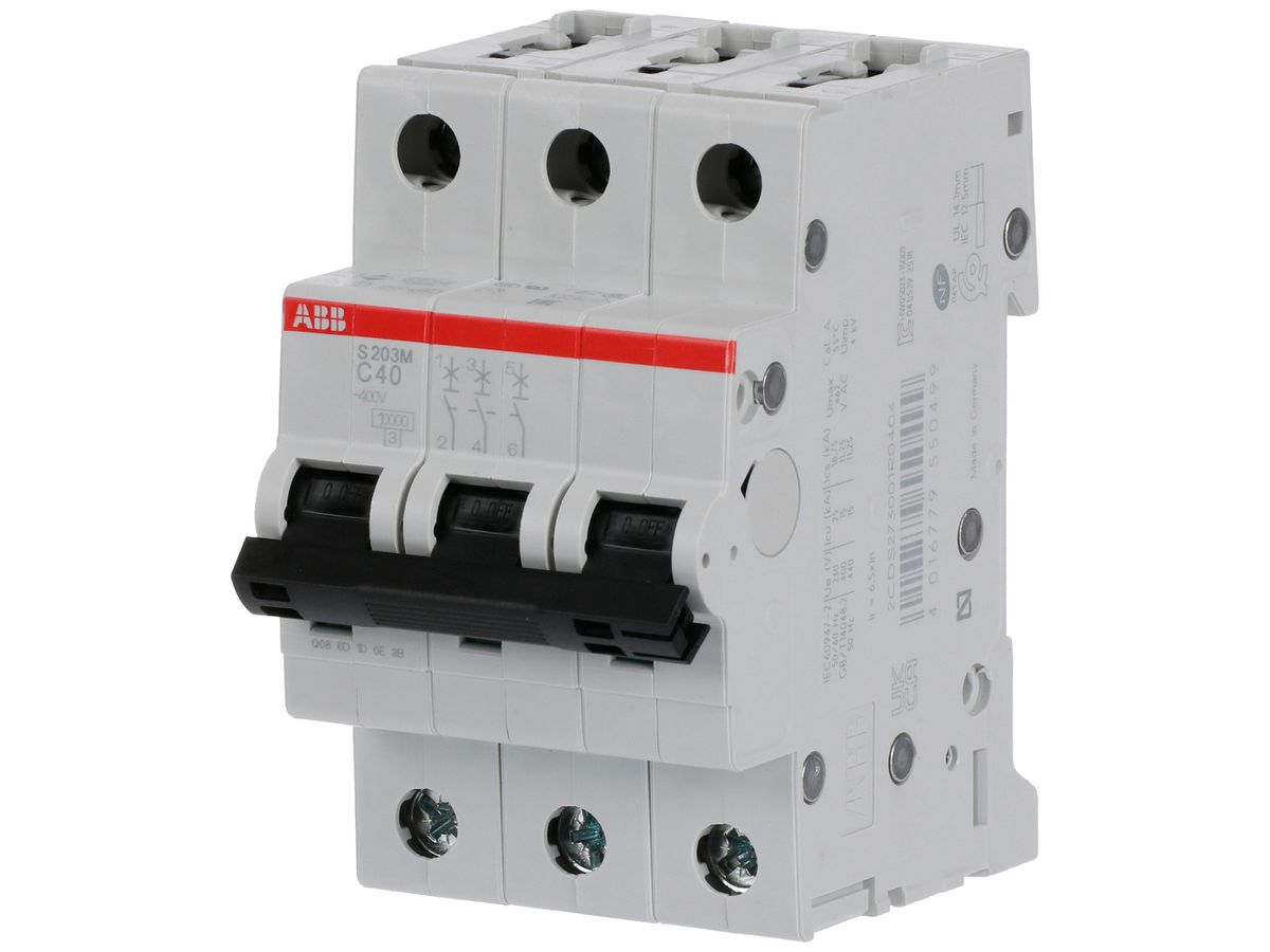 Leitungsschutzschalter ABB S203M-C40 40A C 10kA