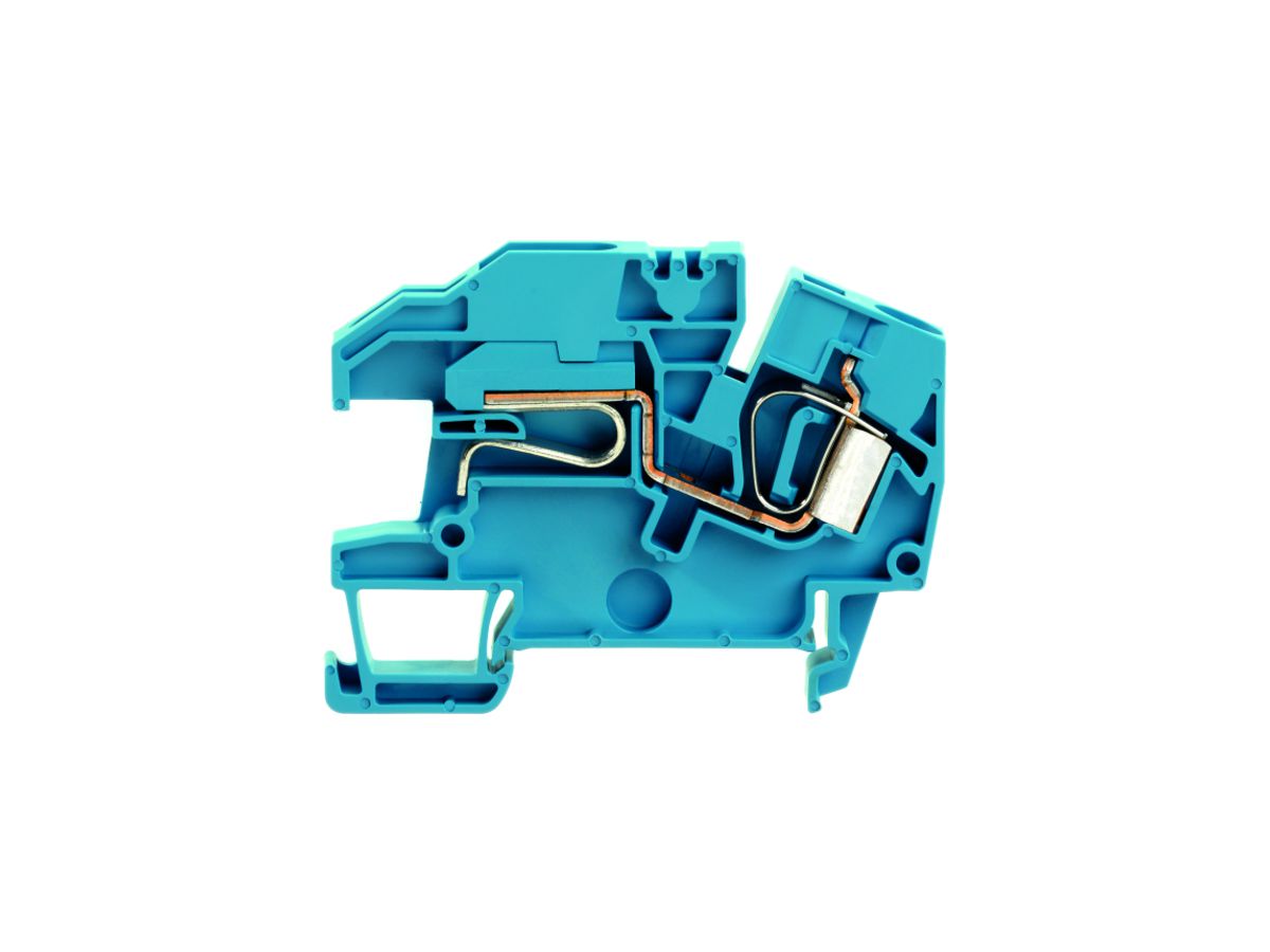 Installations-Reihenklemme Weidmüller ZNT 6 S Zugfeder 6mm² 1 Etage blau