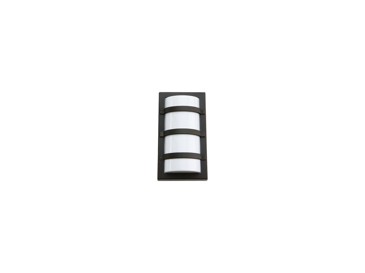 Wandleuchte SG Trio E27 1×60W IP65 320×180×80mm schwarz