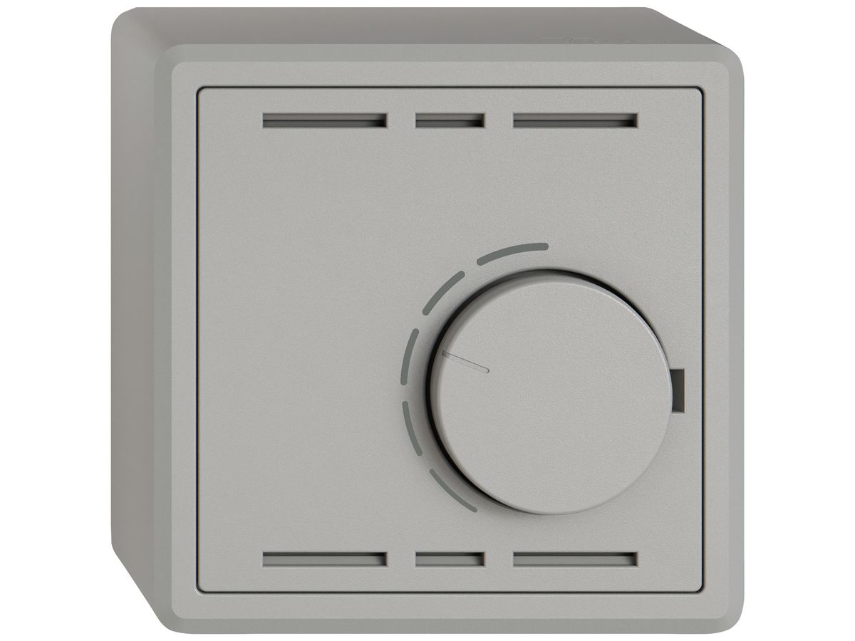 AP-Raumthermostat EDIZIO.liv SNAPFIX® ohne Schalter 230VAC 50Hz hgu