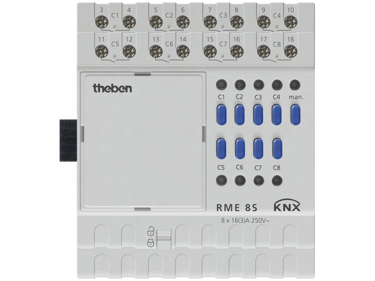 REG-Schaltaktor Mix 2 RME 8 S KNX Theben