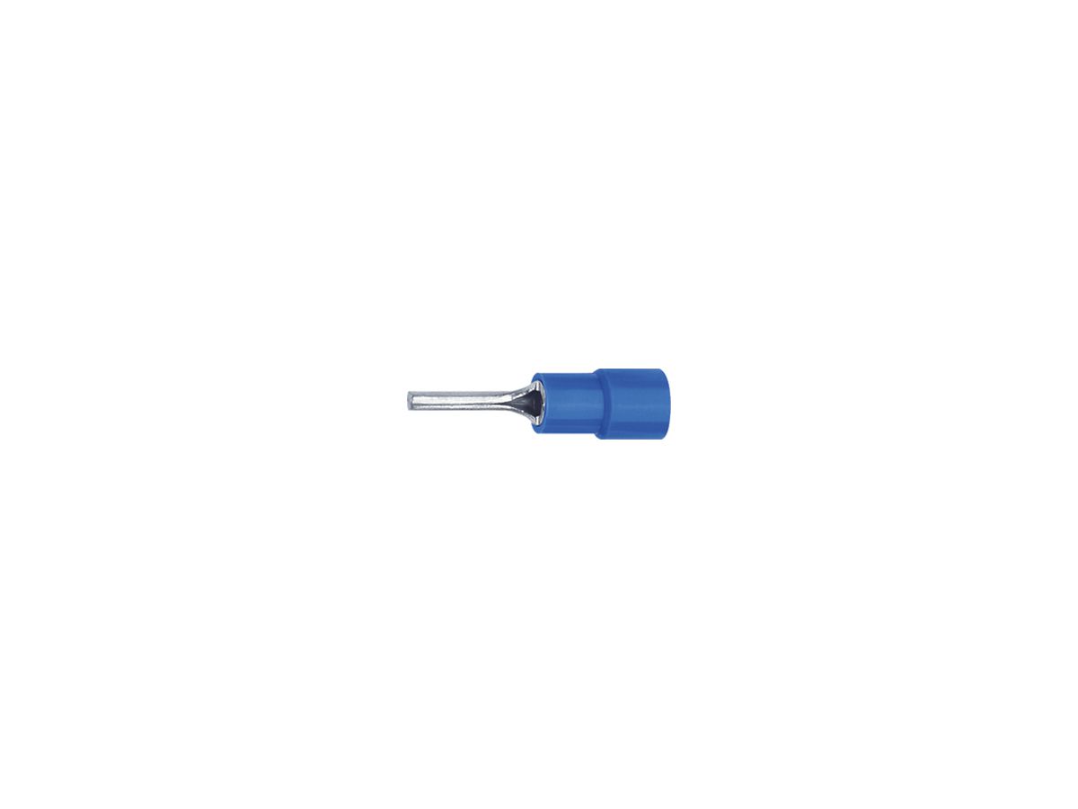 Quetschkabelschuh Stiftform Ferratec isoliert PVC 1.5…2.5mm² blau 100Stk
