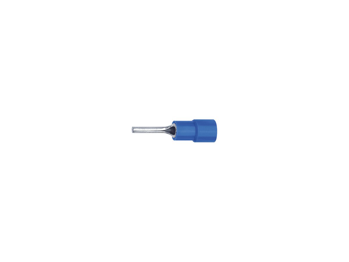 Quetschkabelschuh Stiftform Ferratec isoliert PC 1.5…2.5mm² blau 100Stk