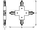 X-Verbinder LEDVANCE TRACKLIGHT weiss