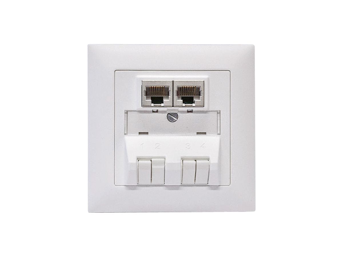 UP-Anschlussdose FTTH Hybrid 1×Kupplung SM LCD/APC