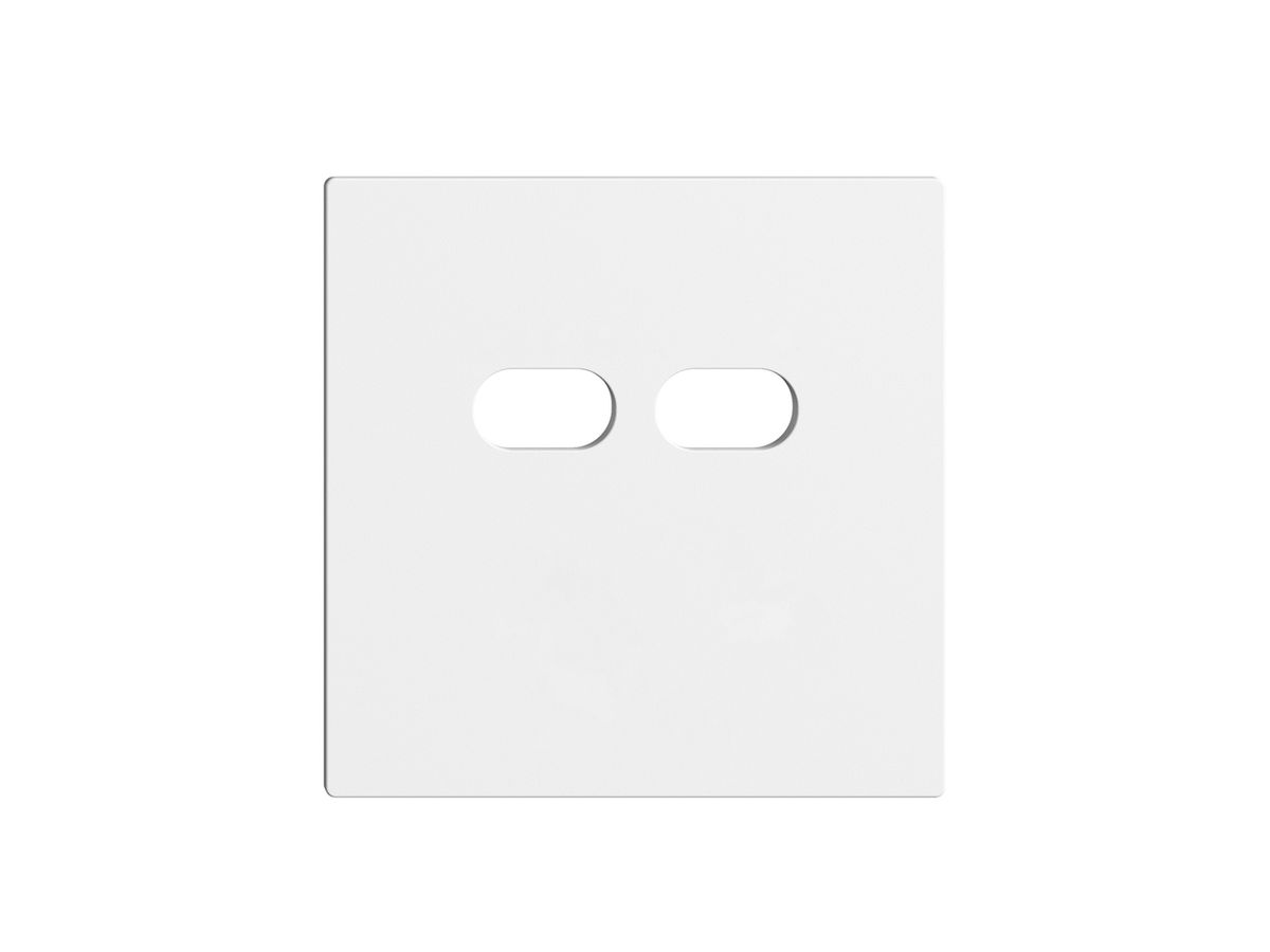 Montageset Feller EDIZIOdue für Steckdose USB 18W 2×Typ C weiss