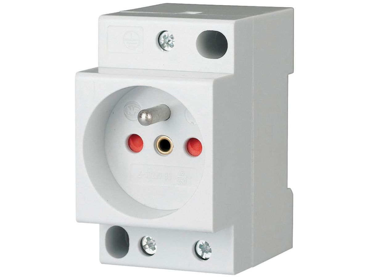 REG-Steckdose Eaton Z-SD230-BS 1×CEE 7/5 (Typ E) 16A 250VAC 2.5TE 60mm