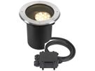 EB-LED-Bodenleuchte SLV DASAR L IP67 19W 1800lm 830 DALI Ø200 Edelstahl