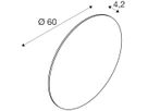 Leuchtenschirm SLV MANA 60 rund gerade Ø600×42mm Gold unifarbig
