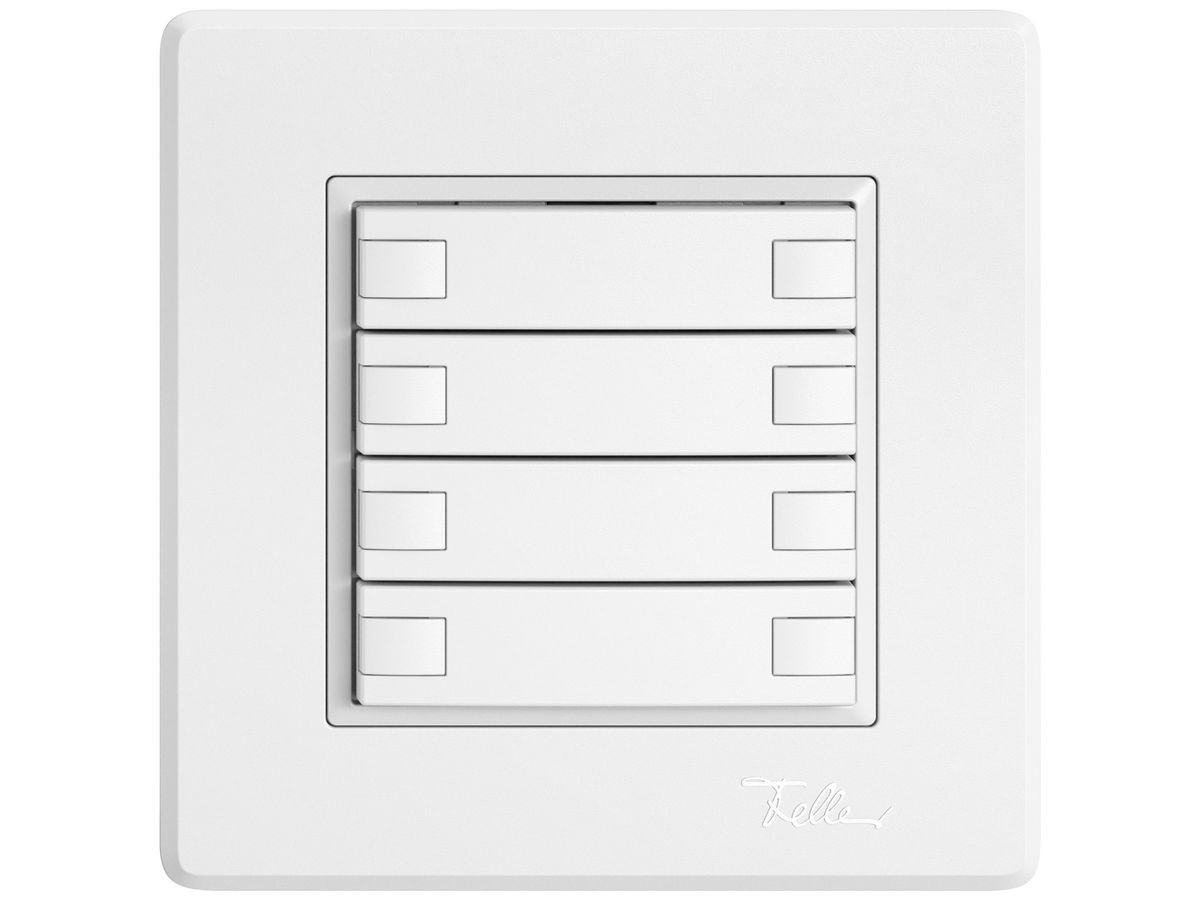 UP-Universaltaster EDIZIO.liv UNI SNAPFIX® o.LED 4× 2-Tbed.ws